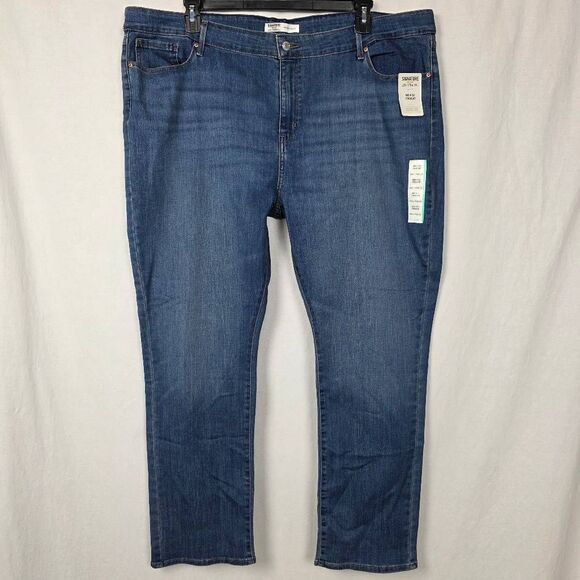 Levi’s Signature Gold Mid-Rise Straight Jeans 38x32 - Picture 2 of 10